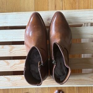 Frye Brown Ankle Boots
